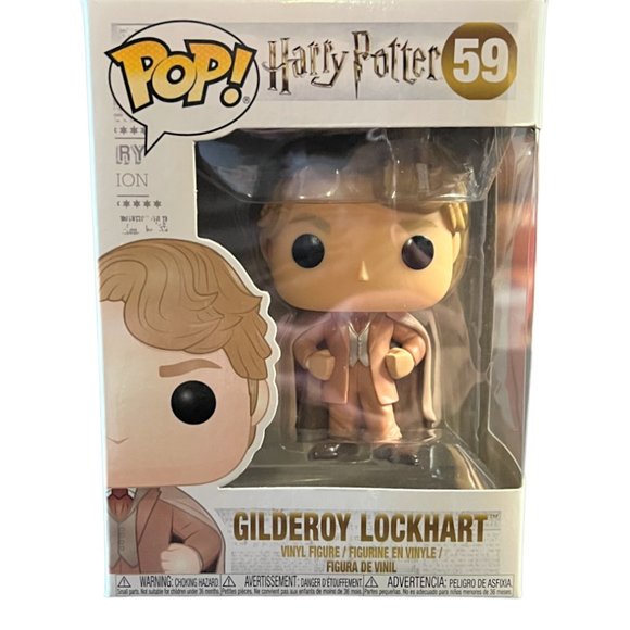 NWOT Funko Pop Harry Potter 59 Gilderoy Lockhart Collectible Vinyl Figure - Picture 7 of 7